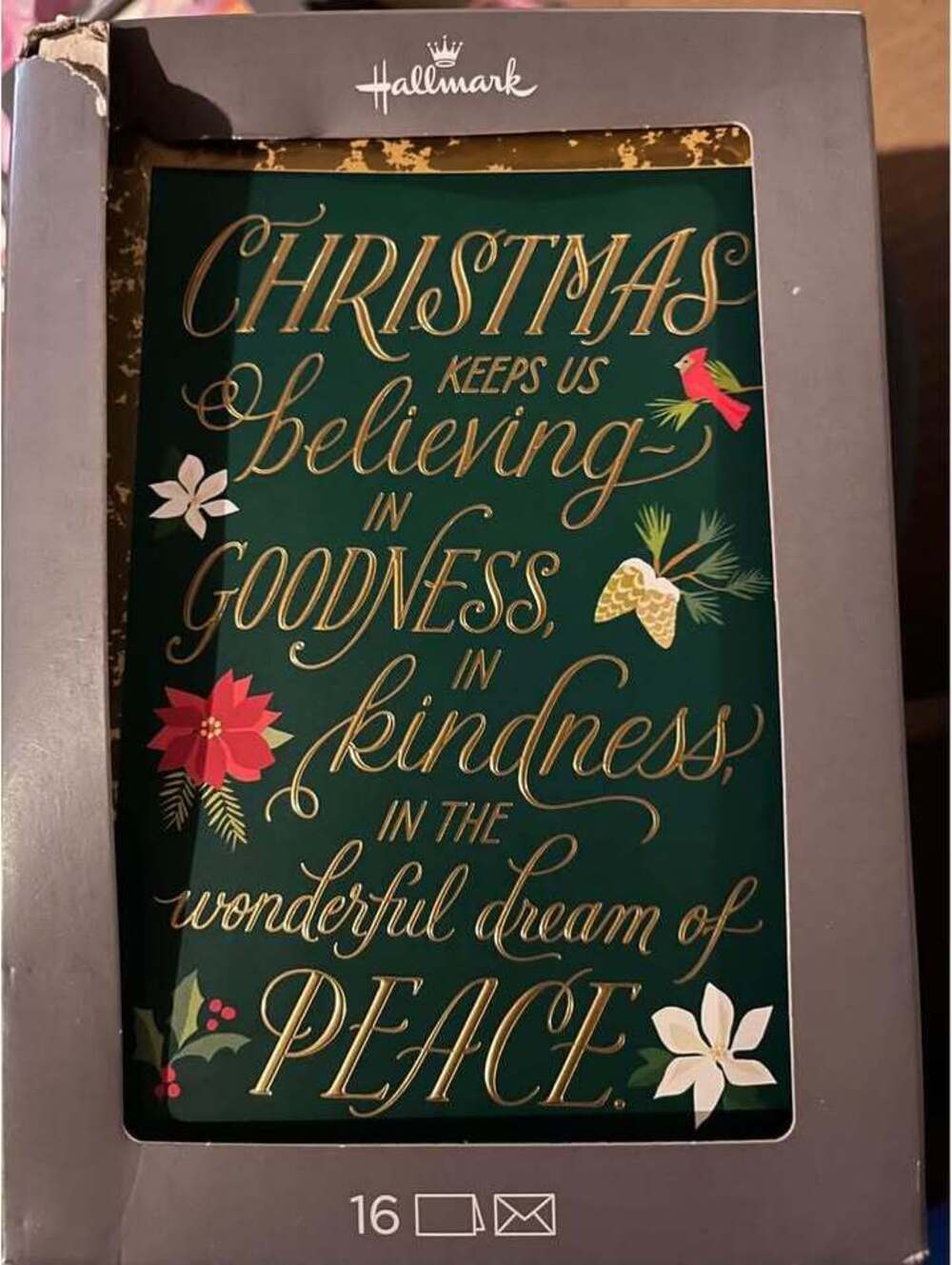 Christmas cards, 16 pack